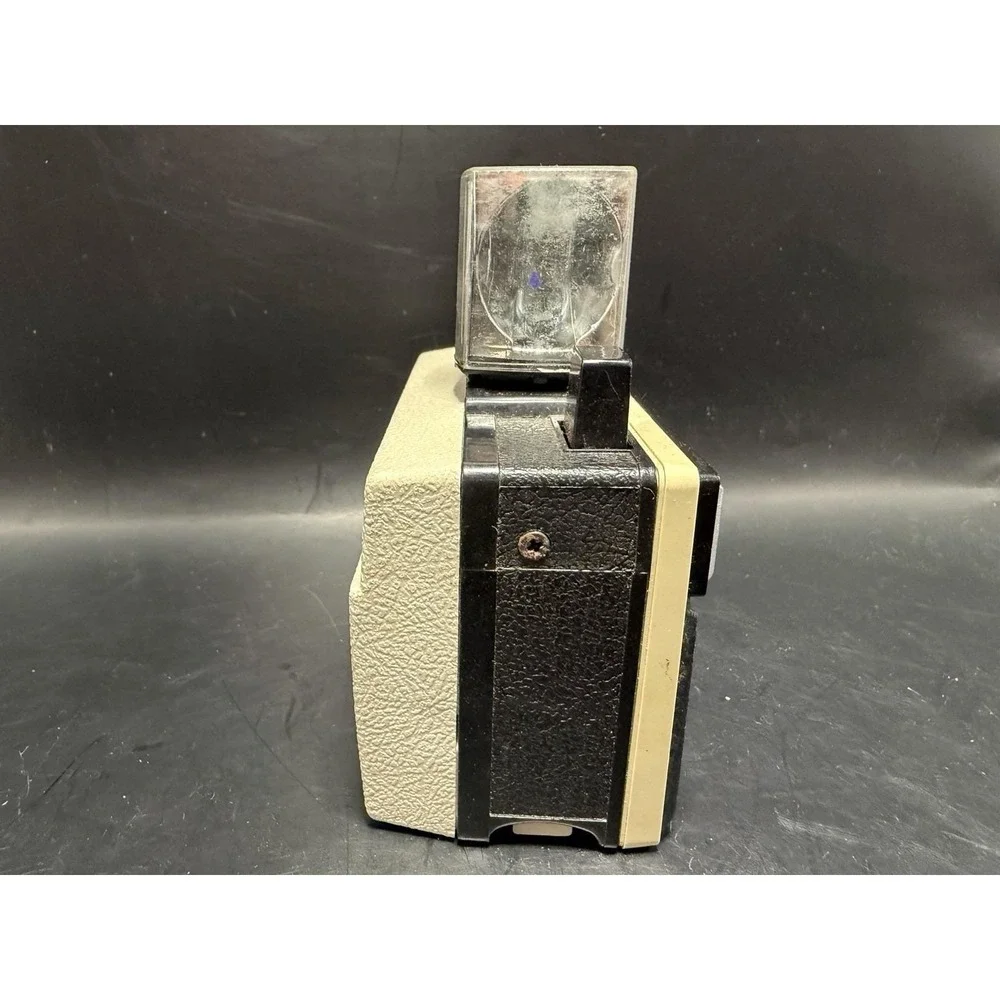 Vintage Keystone Auto-Instant 115X Camera w/ Flash Cube & Extras – Tested